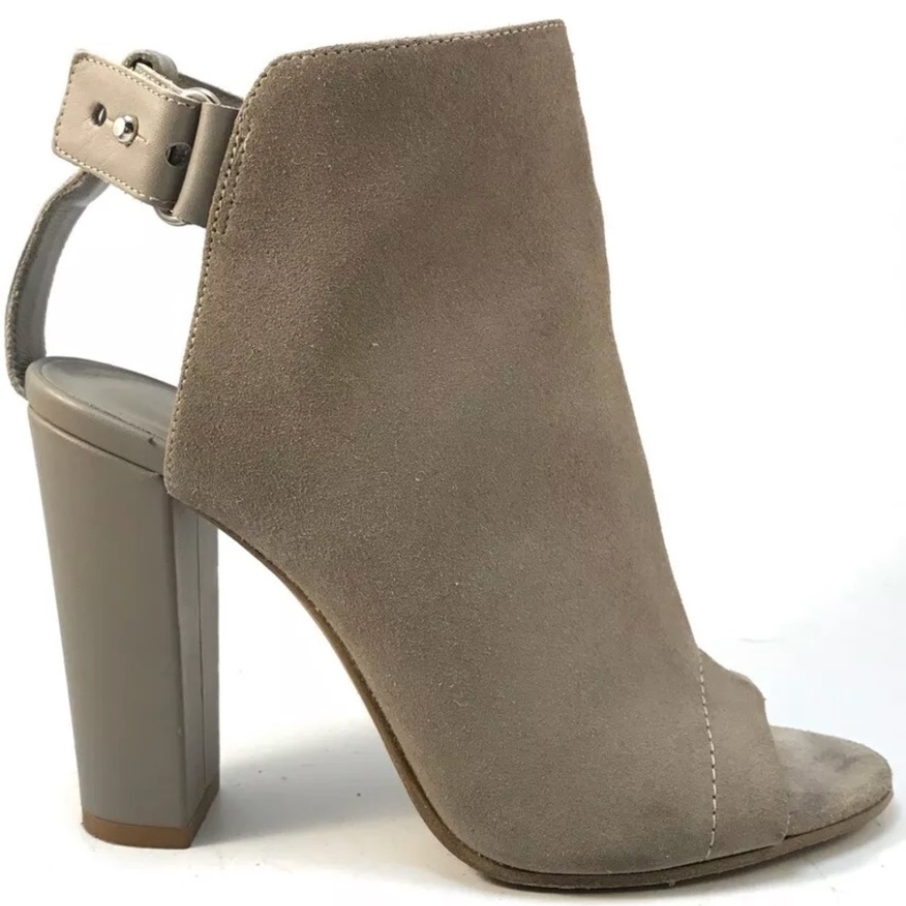 Vince. Addison Peep Toe  Heels Woodsmoke